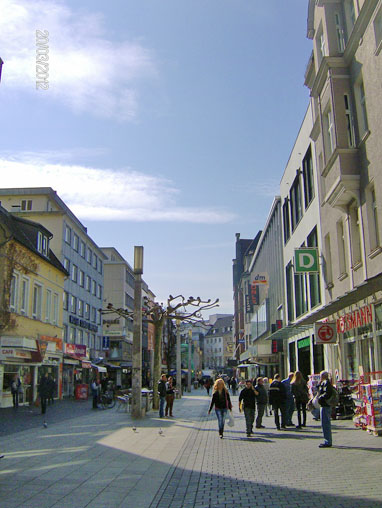 In der Fußgängerzone